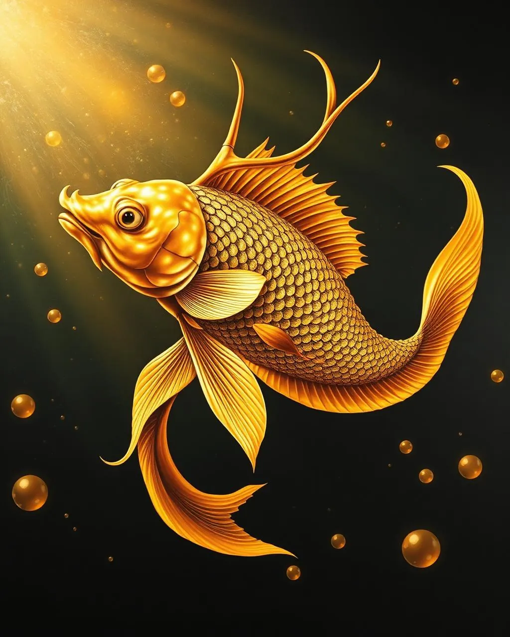ปลามังกรทอง 金龍魚